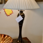 Metal peacock design lamp