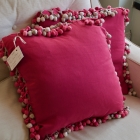 Pair of pink pillows