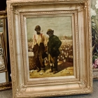 Black cotton harvesters art - signed R. Neilson