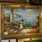 Lovely bay of Naples oil on canvas