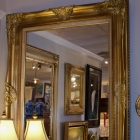 Wood gilt mirror