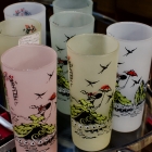 Libbey “Southern Belle” pastel glasses (7)