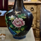 Pair of very large cloisonné vases