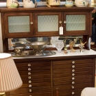 Mahogany dental cabinet