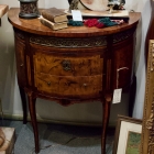 Very rare demi lune side table
