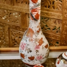 Antique Japanese bottle shaped vase
