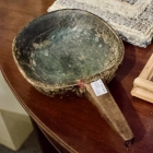 Antique wood scoop