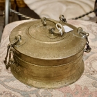 Antique brass box