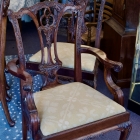 8 mahogany Chippendale ball / claw chairs