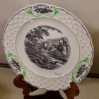 Wedgwood - England green edge 9” plate