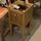 Drink table w/ mirror top & small door