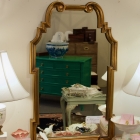 Mirror - mid century Spanish gold