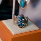 Sterling ring - multicolor