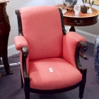 C. 1820-40s English hand carved arm chair