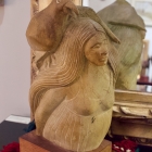 Hand carved stone sculpture