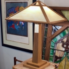 Arts & Crafts “Mission” style table lamp