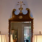 Friedman Brothers Williamsburg mahogany beveled mirror