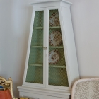 French country style cabinet pair