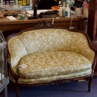Down filled cushion settee