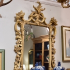 French style gilt wood mirror