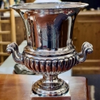 Sheffield silverplate urn / ice bucket