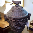 Urn w/ bird