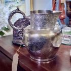Vintage silverplate water pitcher