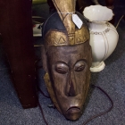Vintage hand carved & painted mask