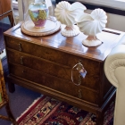 Pair of side 3 drawer chests by Heckman