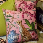 Cheetah pink pillow