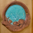 Pair of ocean themed plaques