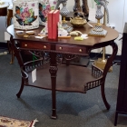 Mahogany Edwardian library table