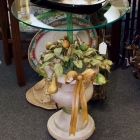 Tole urn table
