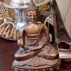 Vintage Vitarka Mudra bronze Buddha
