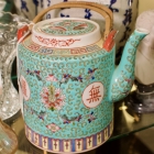 Vintage Mun Shou longevity teapot