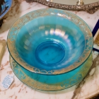 Antique Northwood bowl & underplate
