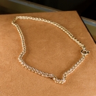 14K wheat necklace