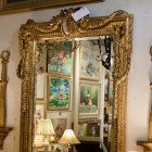 French giltwood mirror