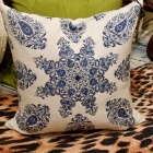 Blue & white pillows