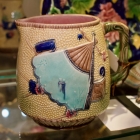 S. Fielding & Co. C. 1883 antique majolica pitcher