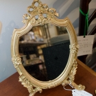 Gold standing mirror