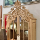 Hanging wall curio cabinet