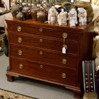 English 4 drawer chest w/ inlay circa 1850