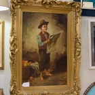 Signed oil on canvas art