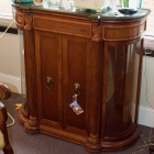 Marble top cabinet w/ shelves