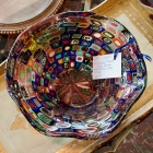Murano multi color bowl