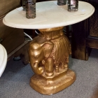 Elephant raised table