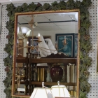 Grapevine design beveled mirror