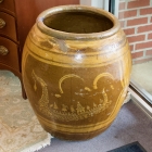 Large Thai red clay pot