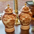 Pair of Imari jars